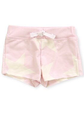 Cozii White Star Raw Edge Shorts