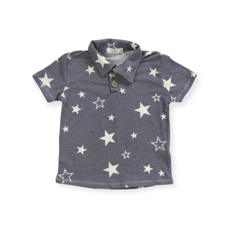 Cozii White Star Polo
