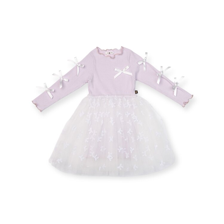 Petite Hailey Bow Ribbon Tutu Dress