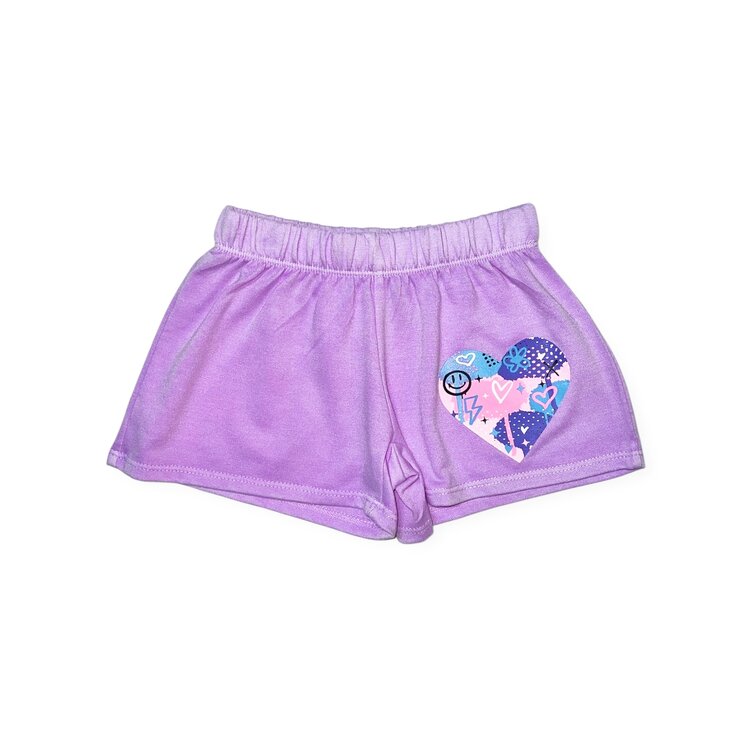 Firehouse Graffiti Heart Shorts