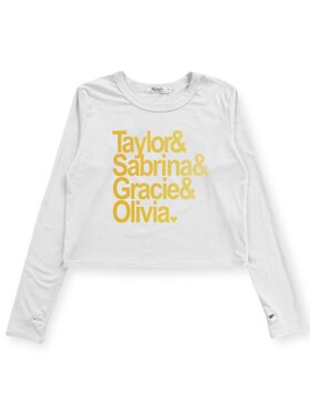 T2 Love Taylor Sabrina Gracie Olivia LS Tee