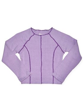 Flowers by Zoe Contrast Stitch LS Top