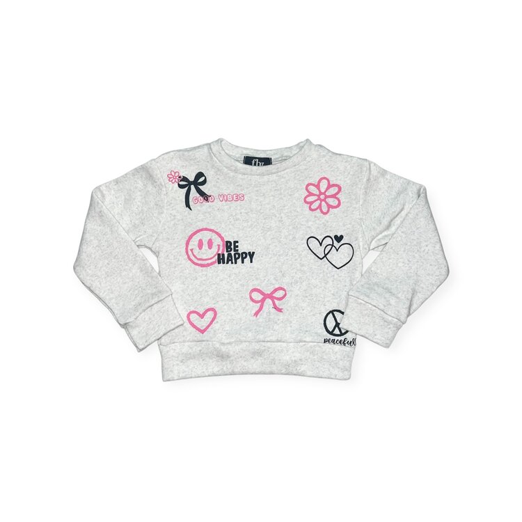 Flowers by Zoe Good Vibes Sweatshirt