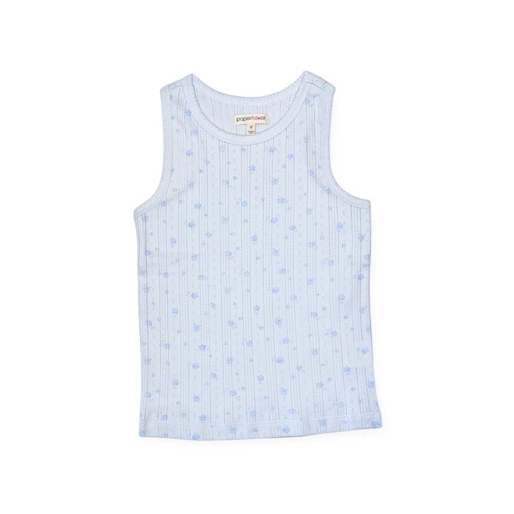 Paper Flower Ditsy Roses Top