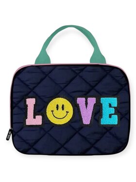 Top Trenz LOVE Patch Puffer Lunch Box
