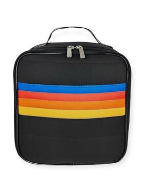 Top Trenz Retro Stripe Puffer Lunch Box