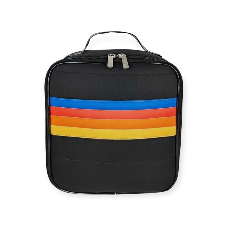 Top Trenz Retro Stripe Puffer Lunch Box