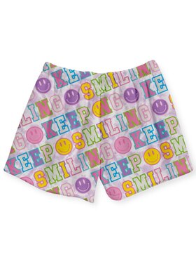 Top Trenz Varsity Fuzzy Shorts