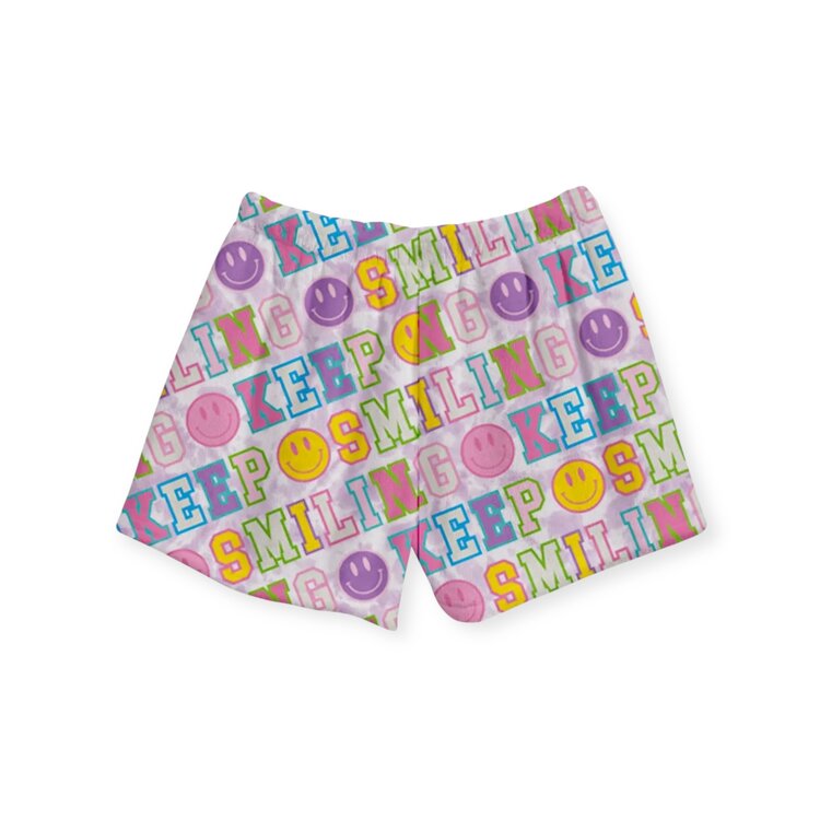 Top Trenz Varsity Fuzzy Shorts