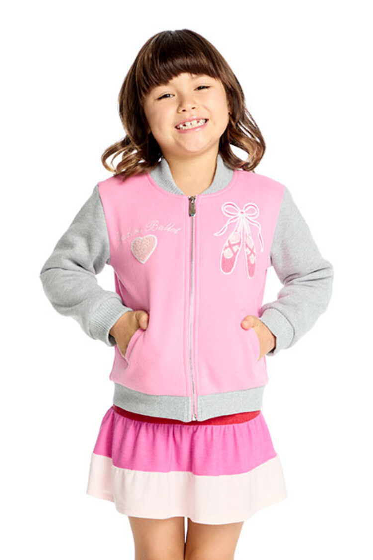 Chaser Tutu Ally Fleece Bomber Jacket