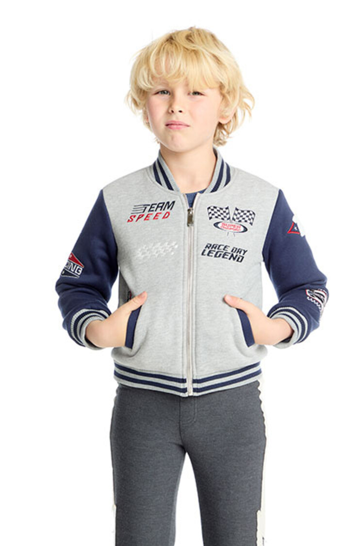 Chaser Racing Allan Fleece Bomber Jacket