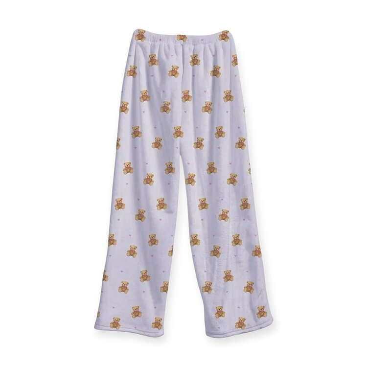 Top Trenz Teddy Bear Fuzzy Lounge Pants