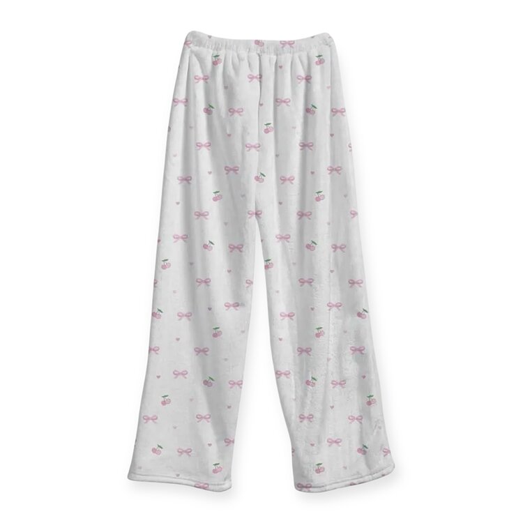 Top Trenz Bow & Tell Fuzzy Lounge Pants