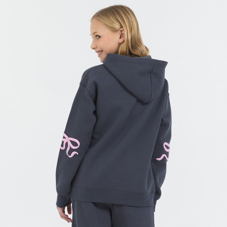 Vintage Havana Puff Bow Pullover Hoodie