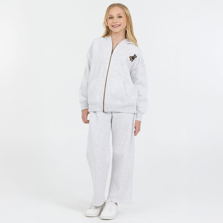 Vintage Havana Teddy Bear Zip Hoodie