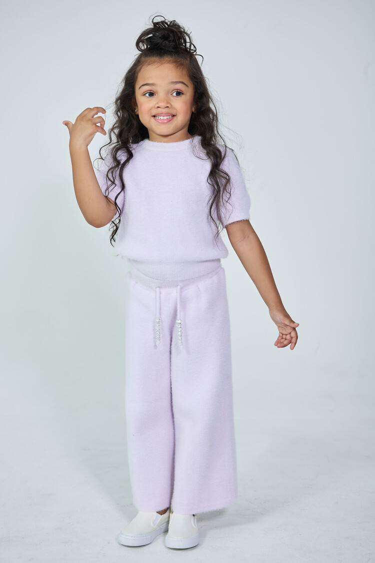 Dollfaced Kids Cozy Crystal SS Sweater Set