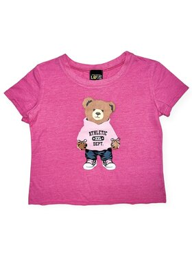 Love Junkie Athletic Bear Tee