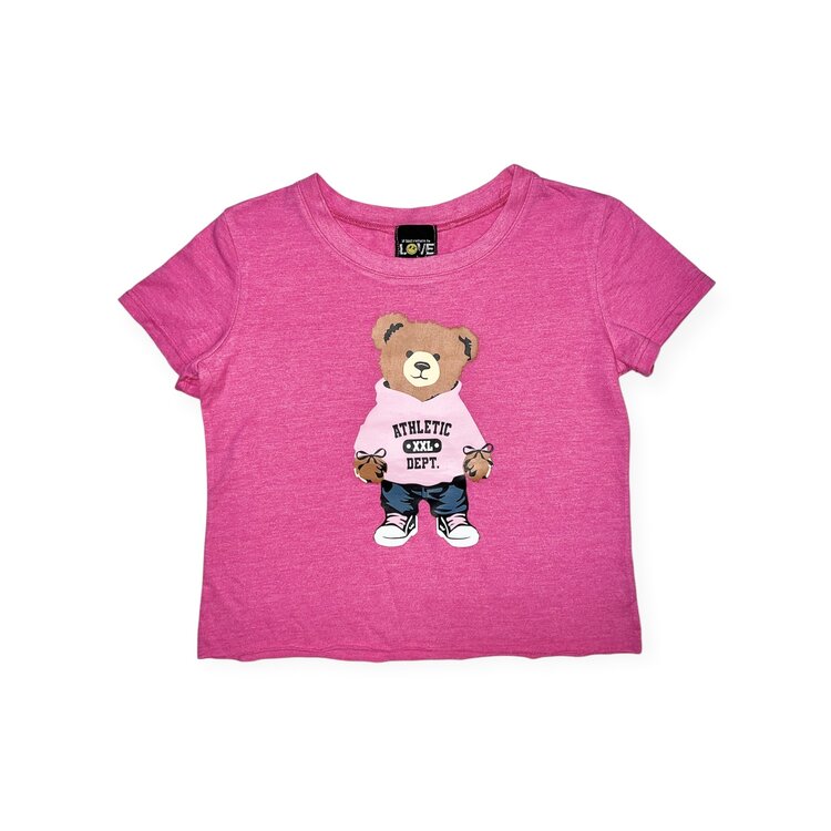 Love Junkie Athletic Bear Tee