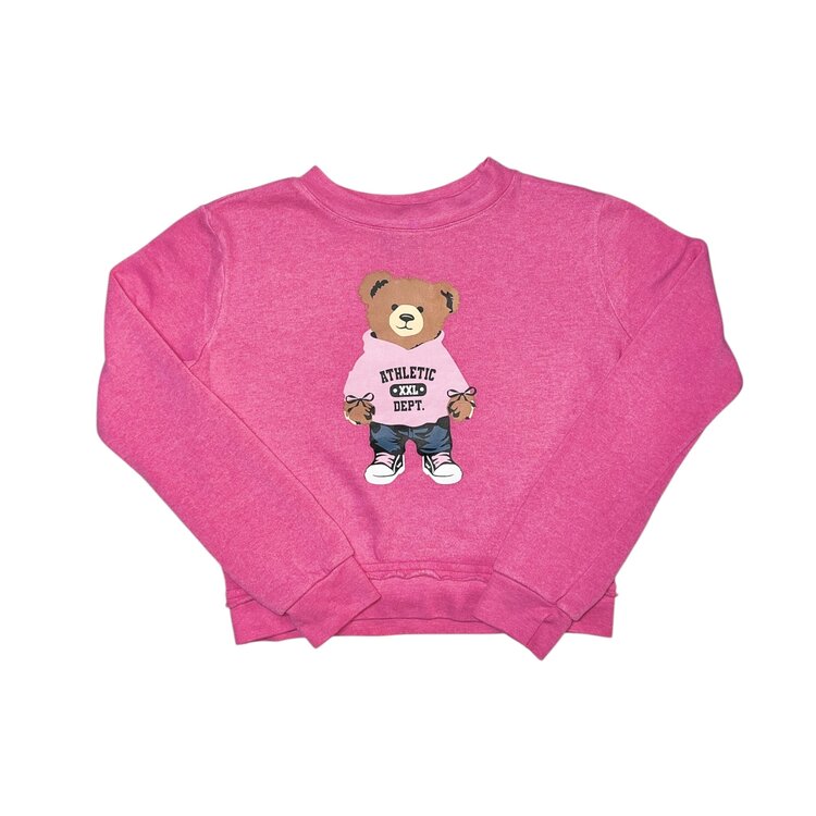 Love Junkie Athletic Bear Crew Sweatshirt