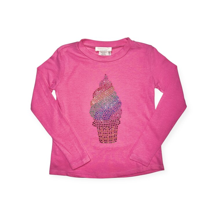 Sparkle by Stoopher Rainbow Ice Cream LS Top