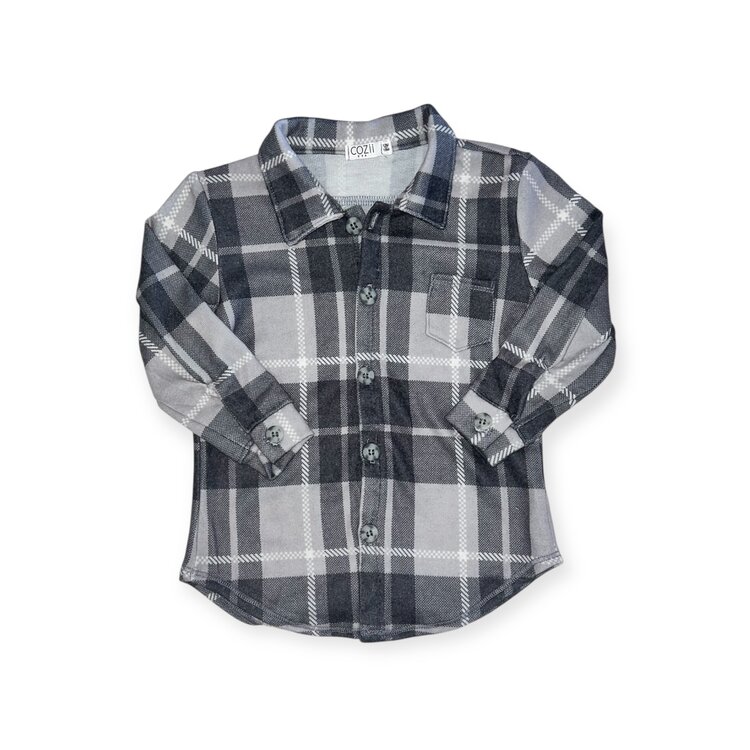 Cozii Plaid Button Down Shirt