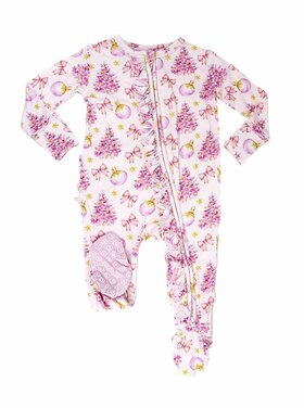 Lev Baby Kristina Ruffled Zip Footie