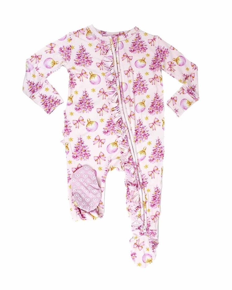 Lev Baby Kristina Ruffled Zip Footie