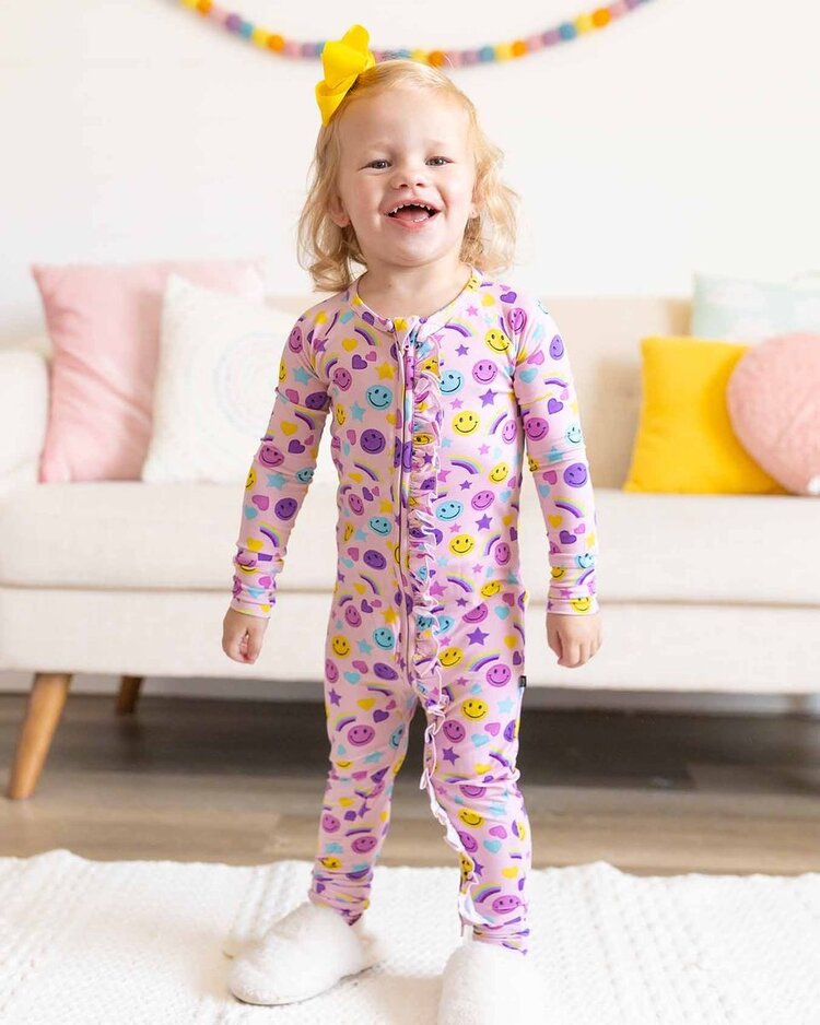 Lev Baby Cora Ruffled Convertible Romper