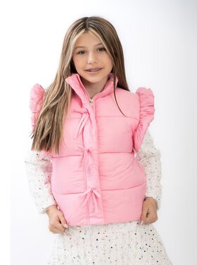 Tweenstyle Ruffle Puffer Vest