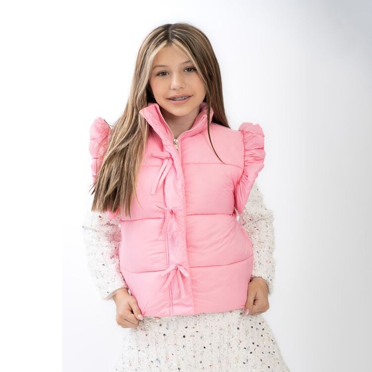 Tweenstyle Ruffle Puffer Vest