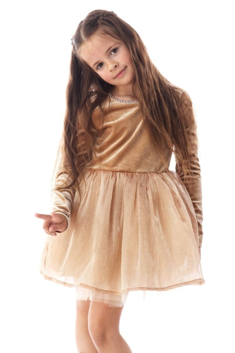 Rockwilde Gem LS Rhinestone Dress