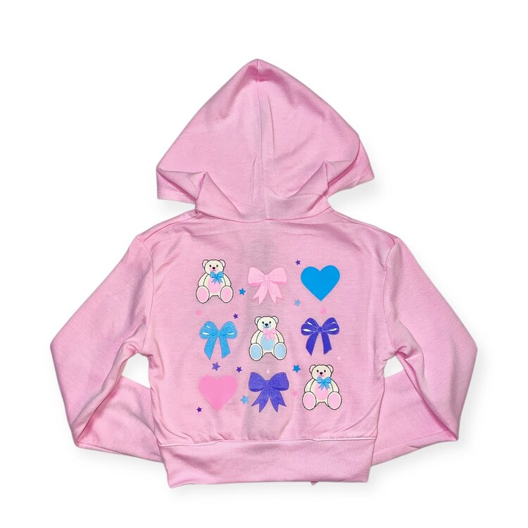Firehouse Bows n Bears Zip Hoodie