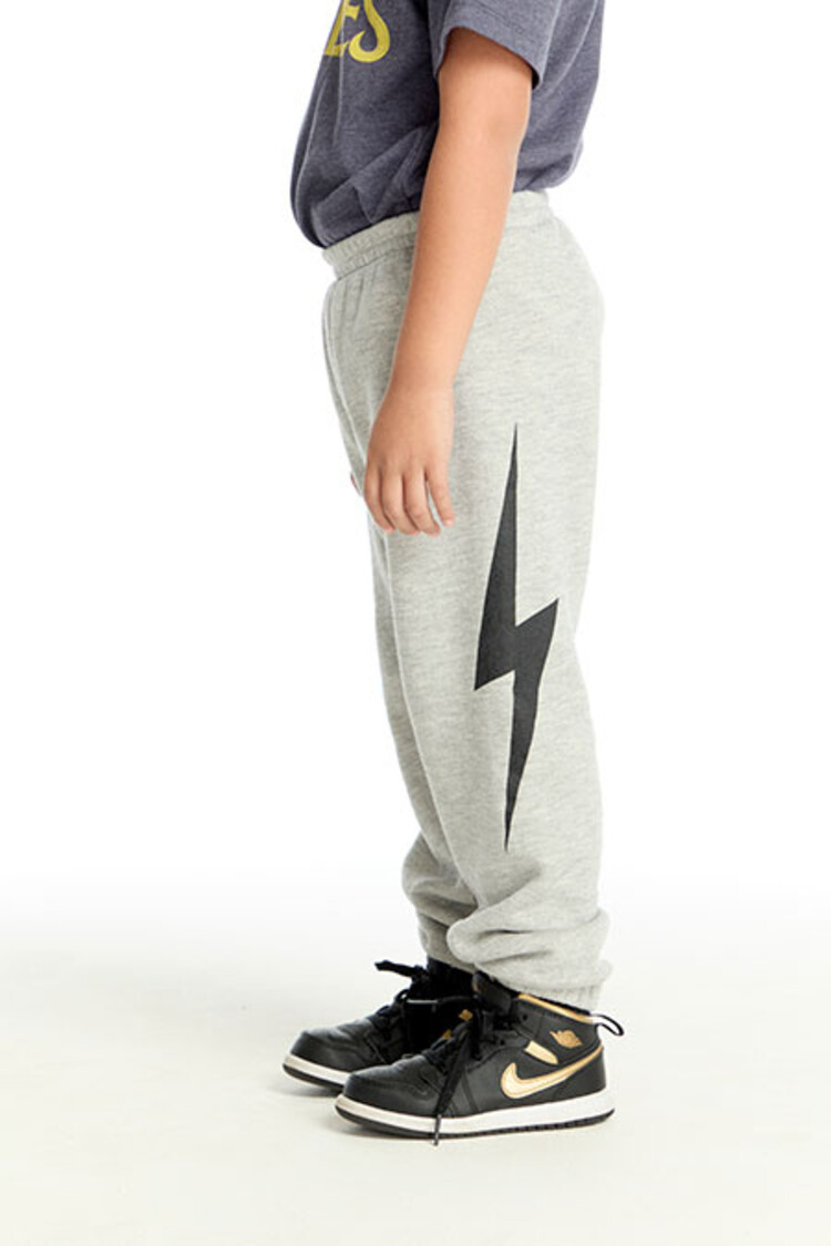 Chaser Black Bolt Lounge Pant