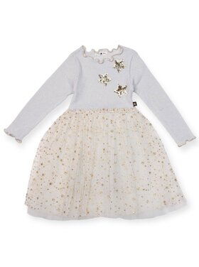 Petite Hailey Glitter 3 Star Tutu Dress