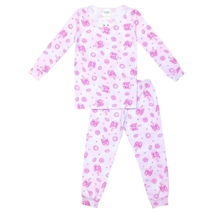 Esme Hanukkah LS PJ Set