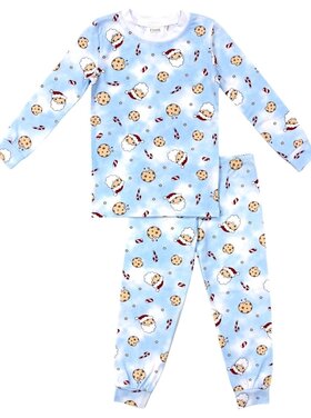 Esme Santa Cookie  LS PJ Set