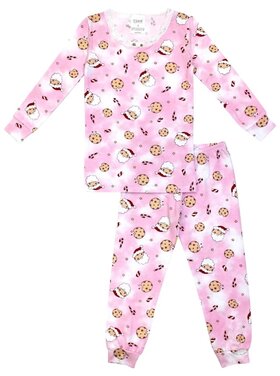 Esme Santa Cookie  LS PJ Set
