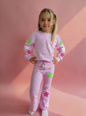 Ellie & Mila Sparkle Stars Sweat Set