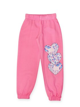 Firehouse Floral Plaid Heart Trio Jogger