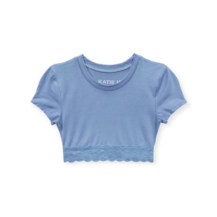 Katie J NYC Lindsay Lace Tee