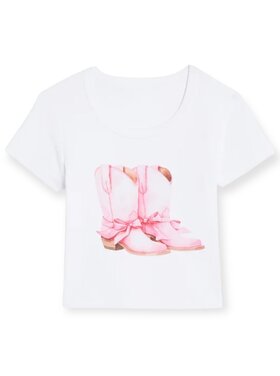 Katie J NYC Cowgirl Boot Tee