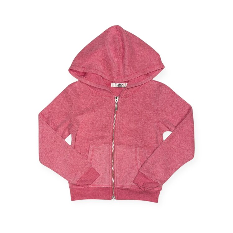 T2 Love Reversed Fleece Zip Hoodie