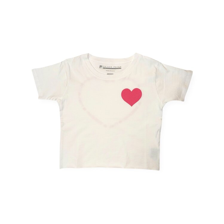 Prince Peter I Love LA Heart Oversize Crop Tee