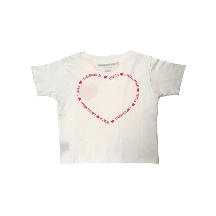 Prince Peter I Love LA Heart Oversize Crop Tee