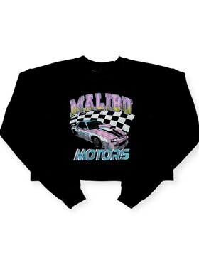 Prince Peter Malibu Motors Crop Pullover