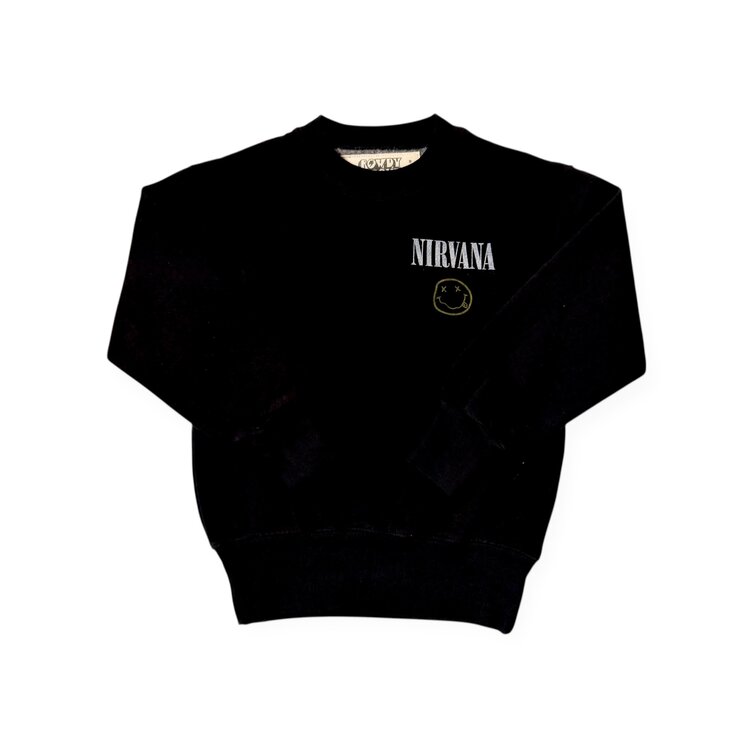 Rowdy Sprout Nirvana Smiley Sweatshirt