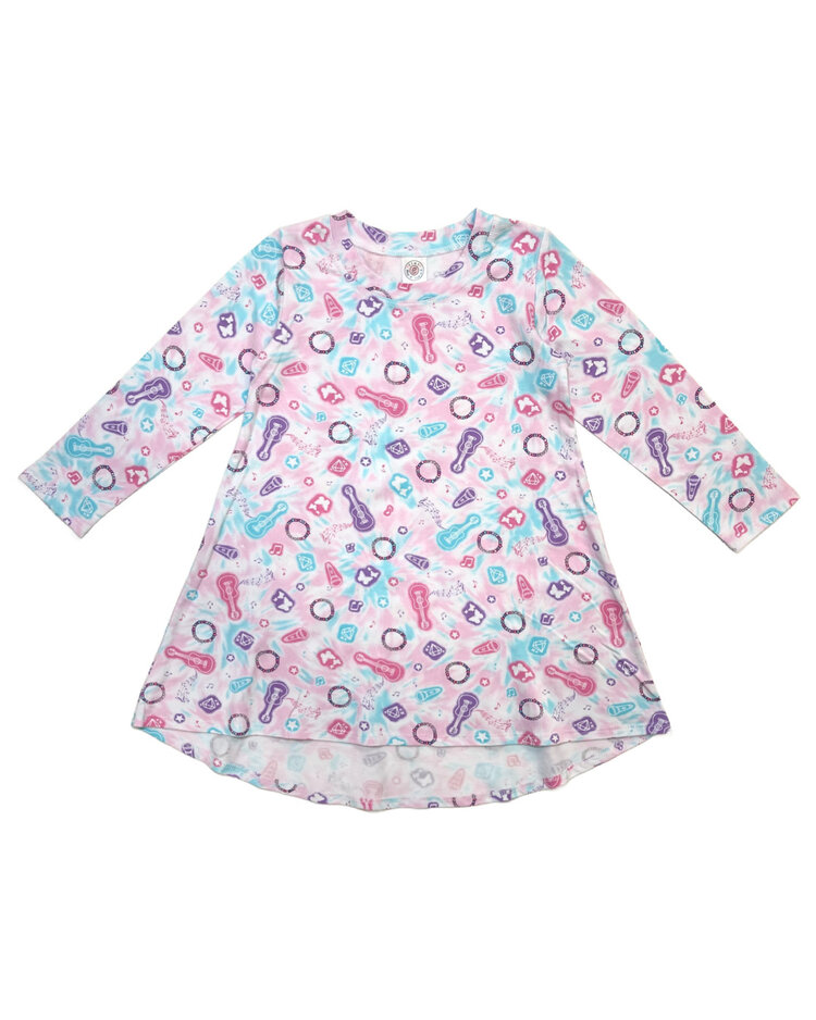 Esme Popstar LS Hi/Low Dress