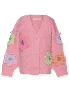 Sara Sara 3D Flower Cardigan