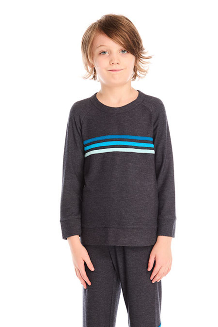 Chaser Stripe Strappings Pullover
