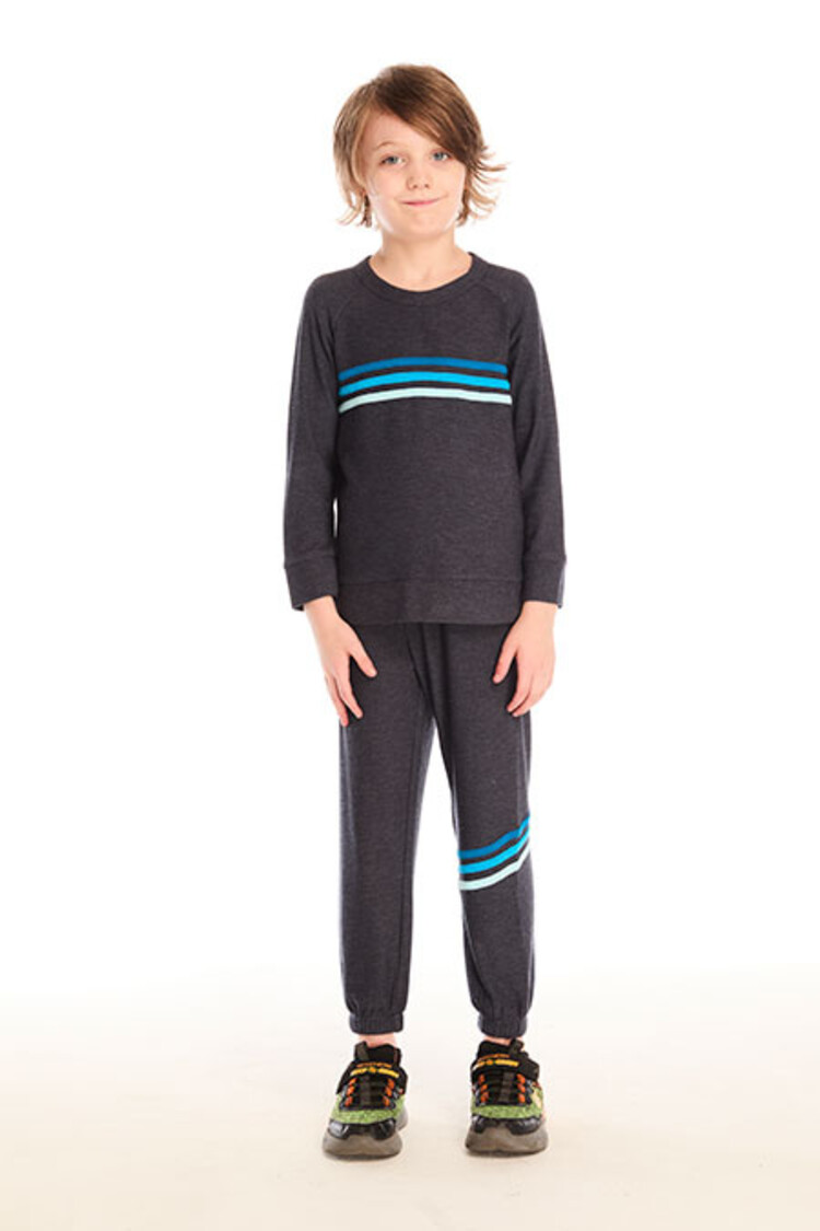 Chaser Stripe Strappings Pullover